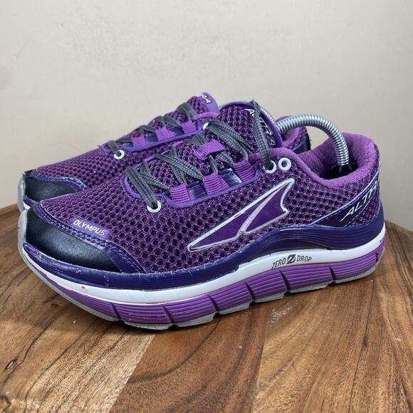 Altra Olympus Zero Drop Womens Purple Size 6.5 Athletic Running Shoes A2355-2 - Picture 2 of 12